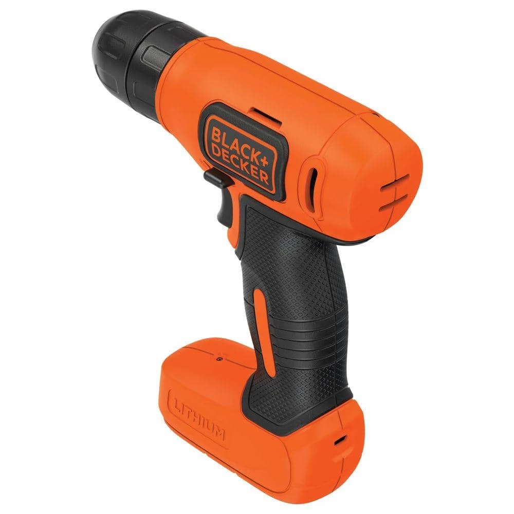 BLACK+DECKER 8-Volt MAX Lithium-Ion Cordless Rechargeable 3/8 in. Drill with Charger 5 BLACK+DECKER 8-Volt MAX Lithium-Ion Cordless Rechargeable 3/8 in. Drill with Charger - Image 3