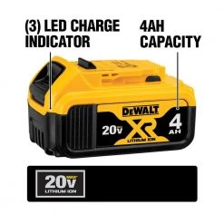 DEWALT 20V MAX XR Cordless Brushless 4-1/2 in. Slide Switch Small Angle Grinder with 20V MAX XR Lithium-Ion 6Ah & 4Ah Batteries -Power Tools Sales Store dewalt angle grinders dcb246ckwcg405b 40 1000