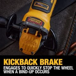 DEWALT 20-Volt MAX Cordless Brushless 4-1/2 to 5 in. Paddle Switch Angle Grinder with FLEXVOLT ADVANTAGE (Tool Only) -Power Tools Sales Store dewalt angle grinders dcg416b 77 1000