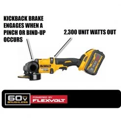 DEWALT FLEXVOLT 60-Volt MAX Cordless Brushless 4-1/2 in. - 6 in. Small Angle Grinder & (1) FLEXVOLT 9.0Ah Battery 19 DEWALT FLEXVOLT 60-Volt MAX Cordless Brushless 4-1/2 in. - 6 in. Small Angle Grinder & (1) FLEXVOLT 9.0Ah Battery -Power Tools Sales Store dewalt angle grinders dcg418x1 40 1000