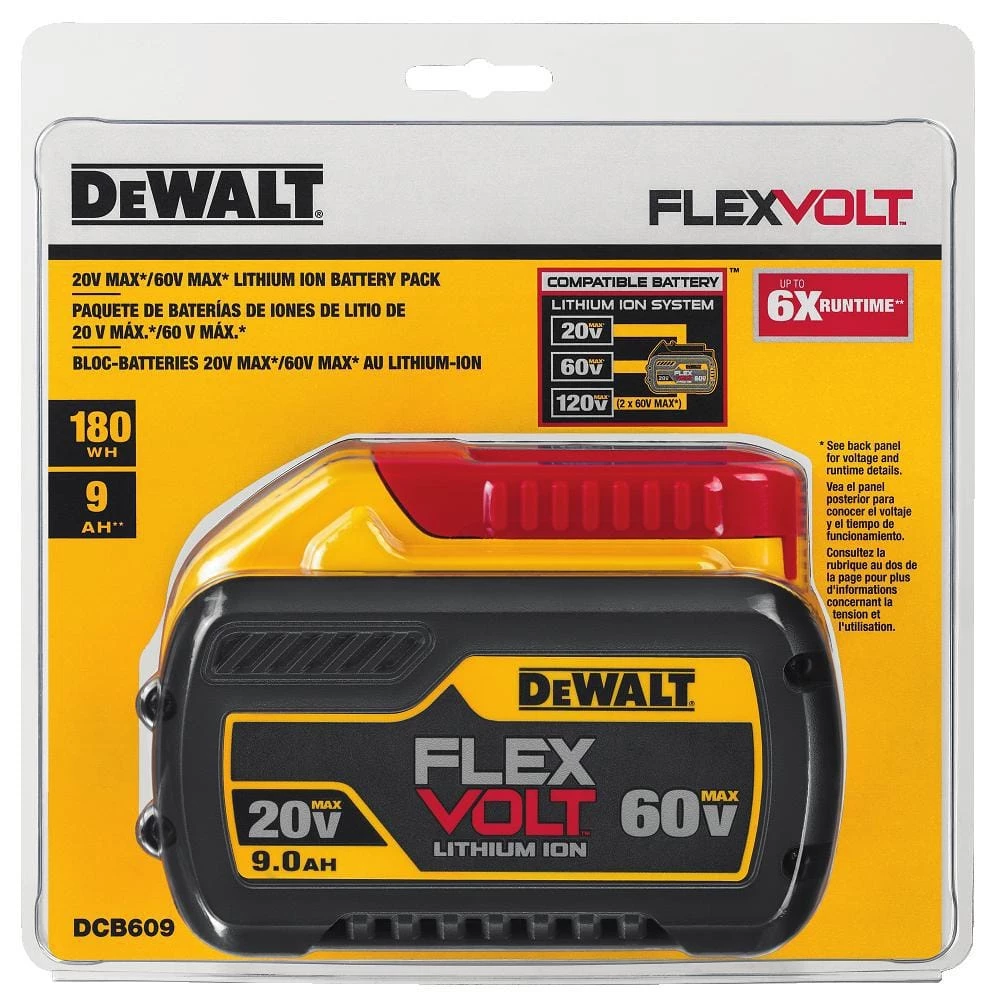DEWALT FLEXVOLT 60-Volt MAX Cordless Brushless 4-1/2 in. - 6 in. Small Angle Grinder & (1) FLEXVOLT 9.0Ah Battery 11 DEWALT FLEXVOLT 60-Volt MAX Cordless Brushless 4-1/2 in. - 6 in. Small Angle Grinder & (1) FLEXVOLT 9.0Ah Battery - Image 9