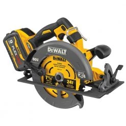 DEWALT FLEXVOLT 60-Volt MAX Cordless Brushless 7-1/4 in. Circular Saw with Brake with (1) FLEXVOLT 9.0Ah Battery -Power Tools Sales Store dewalt circular saws dcs578x1 a0 1000