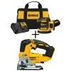 DEWALT 20-Volt MAX XR Cordless Brushless 5 in. Random Orbital Sander with (1) 20-Volt Battery 2.0Ah & Jigsaw -Power Tools Sales Store dewalt disc sanders dcw210d1wdcs334b 64 1000