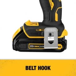 DEWALT ATOMIC 20-Volt MAX Cordless Brushless Compact 1/2 in. Hammer Drill, (2) 20-Volt 1.3Ah Batteries, Charger & Bag -Power Tools Sales Store dewalt hammer drills dcd709c2 1d 1000