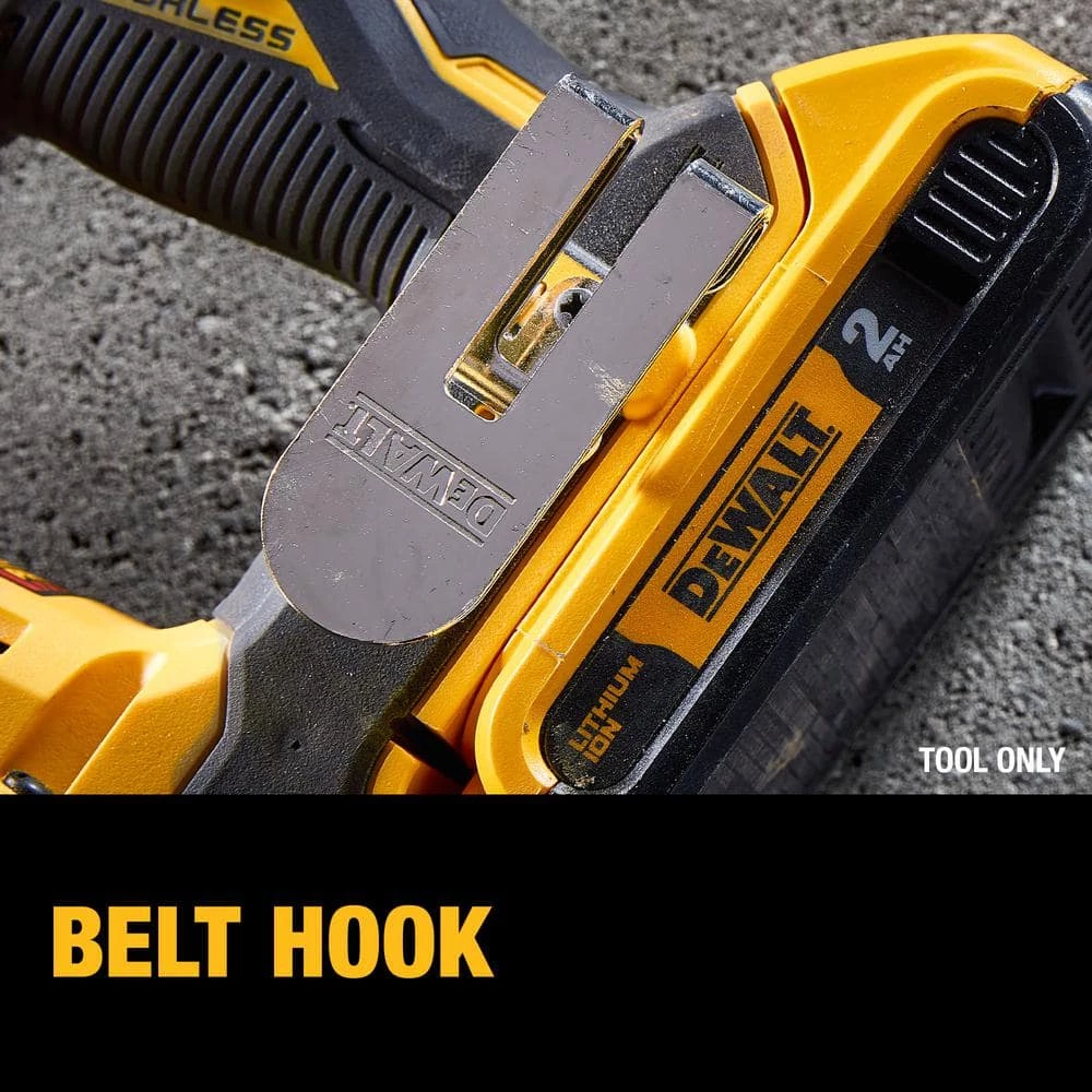 DEWALT ATOMIC 20-Volt MAX Cordless Brushless Ultra-Compact 5/8 in. SDS + Hammer Drill (Tool-Only) 6 DEWALT ATOMIC 20-Volt MAX Cordless Brushless Ultra-Compact 5/8 in. SDS + Hammer Drill (Tool-Only) - Image 4