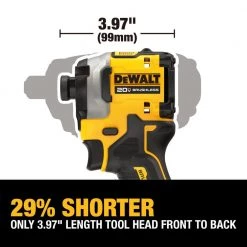 DEWALT ATOMIC 20-Volt MAX Lithium-Ion Cordless Impact Driver Kit -Power Tools Sales Store dewalt impact drivers dcf850p1 77 1000