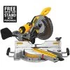 DEWALT 15 Amp Corded 12 in. Double Bevel Sliding Compound Miter Saw, Blade Wrench and Material Clamp