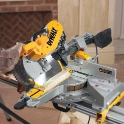 DEWALT 15 Amp Corded 12 in. Double Bevel Sliding Compound Miter Saw, Blade Wrench and Material Clamp -Power Tools Sales Store dewalt miter saws dws779 fa 1000
