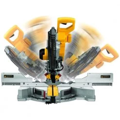 DEWALT 15 Amp Corded 12 in. Double Bevel Sliding Compound Miter Saw and 32-1/2 in. x 60 in. Rolling Miter Saw Stand -Power Tools Sales Store dewalt miter saws dws779wdwx726 1f 1000
