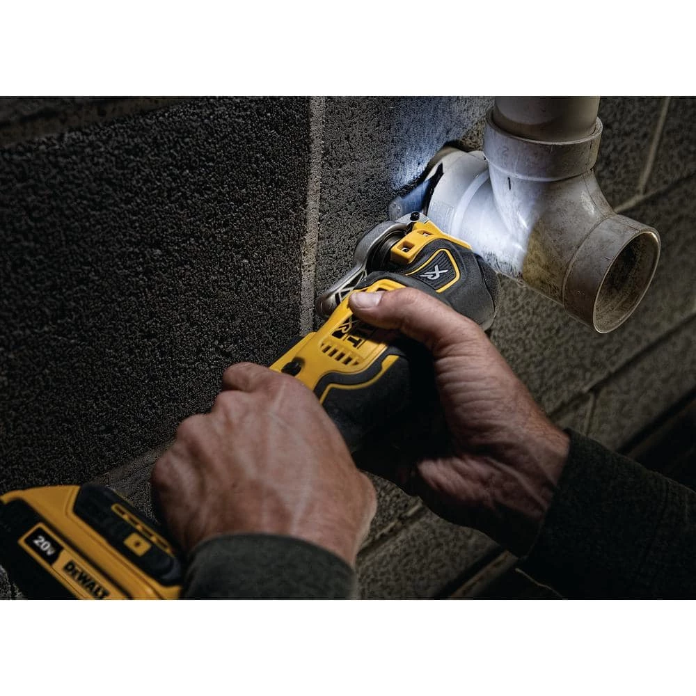 DEWALT 20-Volt MAX XR Cordless Brushless 3-Speed Oscillating Multi-Tool with (1) 20-Volt 1.5Ah Battery & Charger 8 DEWALT 20-Volt MAX XR Cordless Brushless 3-Speed Oscillating Multi-Tool with (1) 20-Volt 1.5Ah Battery & Charger - Image 6