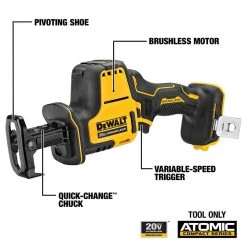 DEWALT ATOMIC 20-Volt MAX Cordless Brushless Compact 1/2 in. Drill/Driver, (2) 20-Volt 1.3Ah Batteries & Reciprocating Saw 25 DEWALT ATOMIC 20-Volt MAX Cordless Brushless Compact 1/2 in. Drill/Driver, (2) 20-Volt 1.3Ah Batteries & Reciprocating Saw -Power Tools Sales Store dewalt power drills dcd708c2w369b 1f 1000
