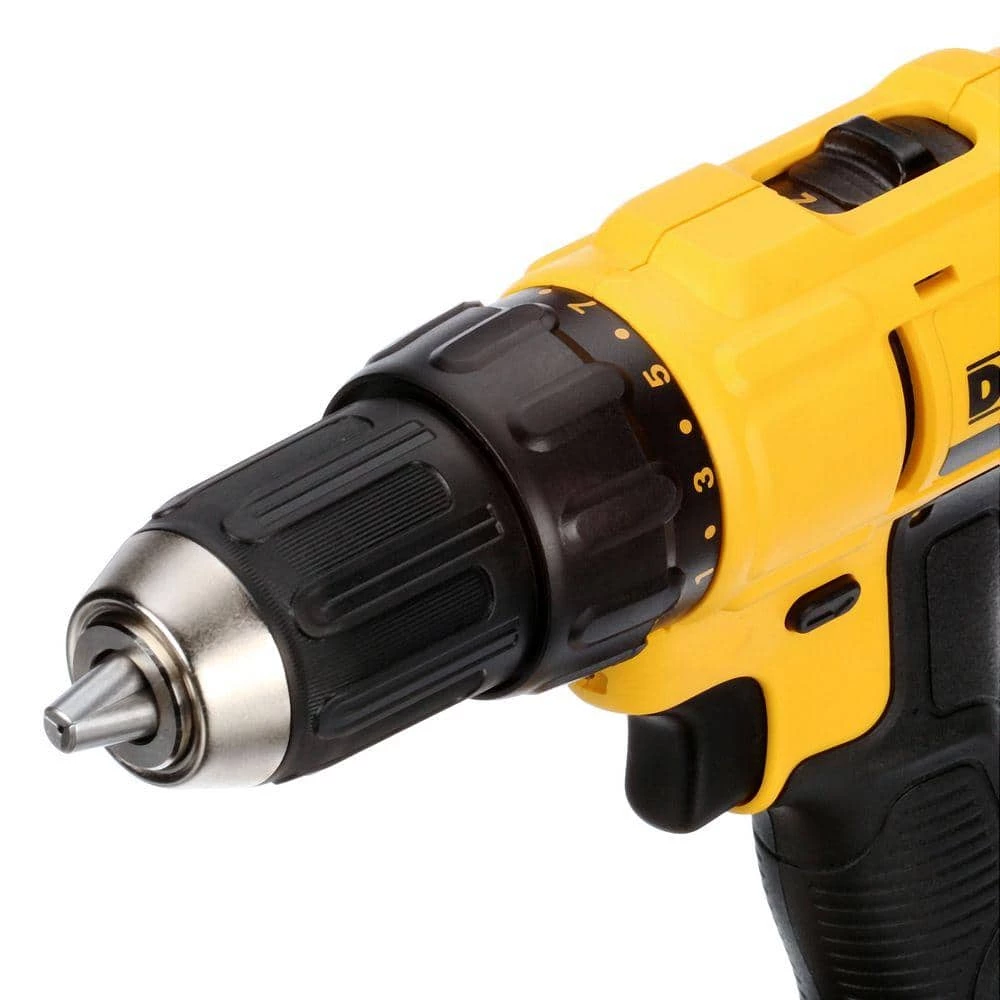 DEWALT 20-Volt MAX Cordless 1/2 in. Drill/Driver, (2) 20-Volt 1.3Ah Batteries, Charger & Bag 12 DEWALT 20-Volt MAX Cordless 1/2 in. Drill/Driver, (2) 20-Volt 1.3Ah Batteries, Charger & Bag - Image 10