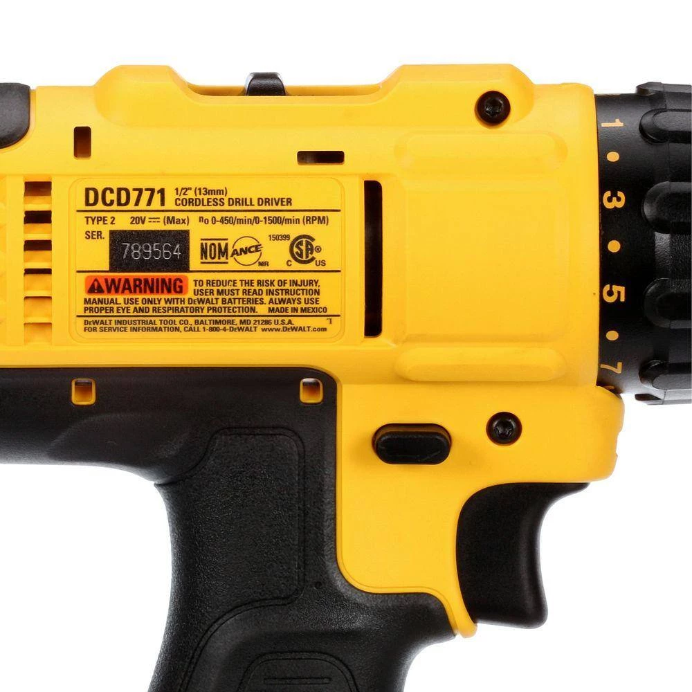 DEWALT 20-Volt MAX Cordless 1/2 in. Drill/Driver, (2) 20-Volt 1.3Ah Batteries, Charger & ATOMIC Oscillating Tool 7 DEWALT 20-Volt MAX Cordless 1/2 in. Drill/Driver, (2) 20-Volt 1.3Ah Batteries, Charger & ATOMIC Oscillating Tool - Image 5
