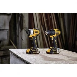 DEWALT ATOMIC 20-Volt MAX Cordless Brushless Compact Drill/Impact Combo Kit (2-Tool) with (2) 1.3Ah Batteries, Charger & Bag -Power Tools Sales Store dewalt power tool combo kits dck278c2 fa 1000