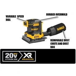 DEWALT ATOMIC 20-Volt MAX Cordless Brushless Compact Drill/Impact Combo Kit (2-Tool) with 20-Volt 1/4 Sheet Sander (Tool-Only) -Power Tools Sales Store dewalt power tool combo kits dck278c2w200b fa 1000