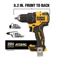 DEWALT ATOMIC 20-Volt MAX Cordless Brushless Compact Drill/Impact Combo Kit (2-Tool) with ATOMIC Compact Reciprocating Saw -Power Tools Sales Store dewalt power tool combo kits dck278c2w369b 40 1000