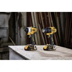 DEWALT ATOMIC 20-Volt MAX Brushless Cordless Compact Drill/Impact Combo Kit (2-Tool) with 20-V Sub-Compact Bandsaw (Tool-Only) -Power Tools Sales Store dewalt power tool combo kits dck278c2w377 4f 1000