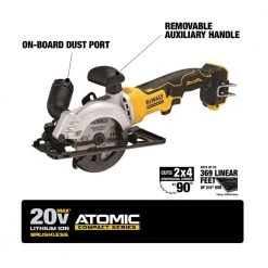 DEWALT ATOMIC 20-Volt MAX Cordless Brushless Compact Drill/Impact Combo Kit (2-Tool) with ATOMIC 4-1/2 in. Circular Saw -Power Tools Sales Store dewalt power tool combo kits dck278c2w571b 44 1000