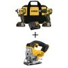 DEWALT ATOMIC 20-Volt MAX Cordless Brushless Compact Drill/Impact Combo Kit (2-Tool) with 20-Volt Cordless Jig Saw (Tool-Only)
