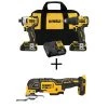 DEWALT ATOMIC 20-Volt Cordless Brushless Compact Drill/Impact Combo Kit (2-Tool)w/20-Volt Brushless Oscillating Tool(Tool Only)