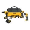 DEWALT 20-Volt MAX Cordless Combo Kit (4-Tool) with (2) 20-Volt 1.5Ah Batteries & Charger -Power Tools Sales Store dewalt power tool combo kits dck444c2 64 1000