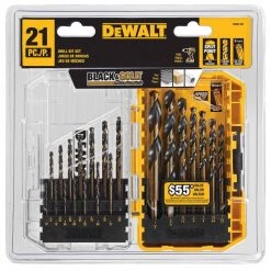DEWALT ATOMIC 20-Volt MAX Cordless Brushless Combo Kit (4-Tool) with Black and Gold Drill Bit Set (21-Piece) 31 DEWALT ATOMIC 20-Volt MAX Cordless Brushless Combo Kit (4-Tool) with Black and Gold Drill Bit Set (21-Piece) -Power Tools Sales Store dewalt power tool combo kits dck489d2w1181 31 1000