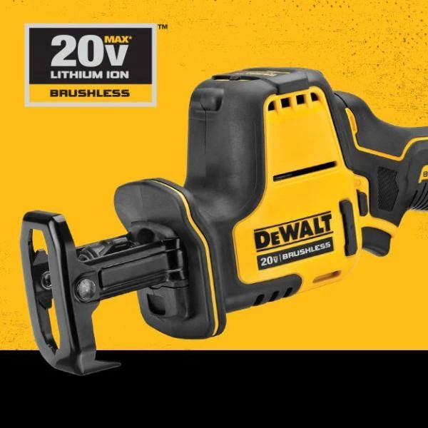 DEWALT ATOMIC 20-Volt MAX Cordless Brushless Compact Reciprocating Saw (Tool-Only) with 20V 6Ah & 4Ah Batteries, Charger & Bag 9 DEWALT ATOMIC 20-Volt MAX Cordless Brushless Compact Reciprocating Saw (Tool-Only) with 20V 6Ah & 4Ah Batteries, Charger & Bag - Image 7