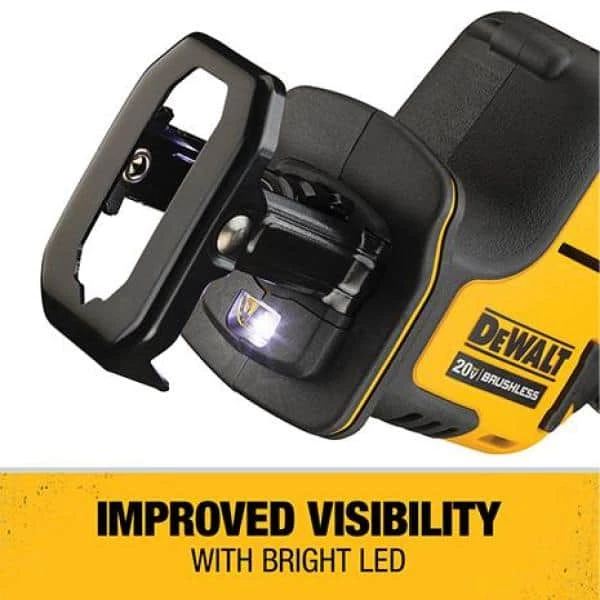 DEWALT ATOMIC 20-Volt MAX Cordless Brushless Compact Reciprocating Saw (Tool-Only) with 20V 6Ah & 4Ah Batteries, Charger & Bag 8 DEWALT ATOMIC 20-Volt MAX Cordless Brushless Compact Reciprocating Saw (Tool-Only) with 20V 6Ah & 4Ah Batteries, Charger & Bag - Image 6