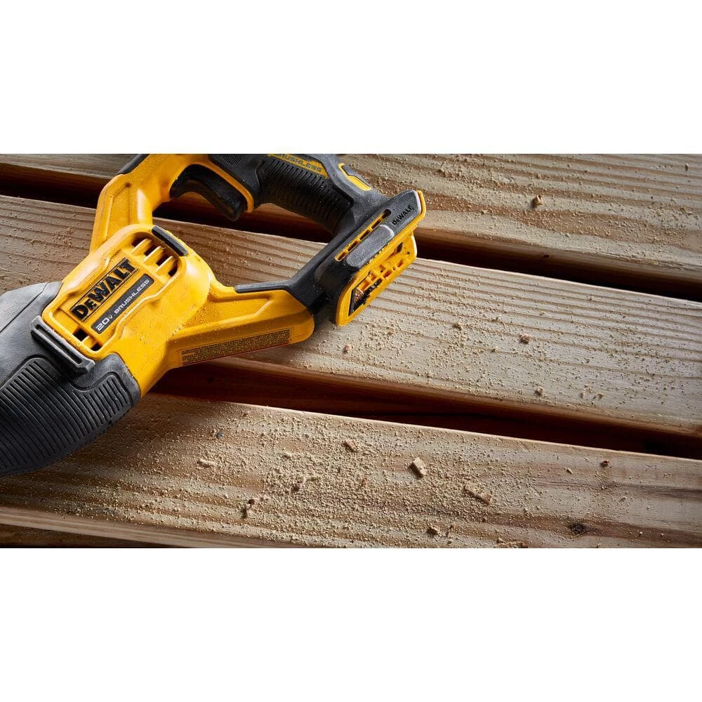 DEWALT 20-Volt MAX XR Cordless Brushless Reciprocating Saw with 20-Volt MAX XR Premium Lithium-Ion 6.0Ah and 4.0Ah Starter Kit 14 DEWALT 20-Volt MAX XR Cordless Brushless Reciprocating Saw with 20-Volt MAX XR Premium Lithium-Ion 6.0Ah and 4.0Ah Starter Kit - Image 12
