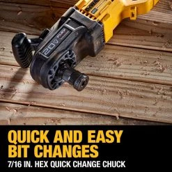 DEWALT 20-Volt Max Cordless 7/16 in. Quick Change Stud and Joist Drill (Tool-Only) -Power Tools Sales Store dewalt right angle drills dcd445b 44 1000