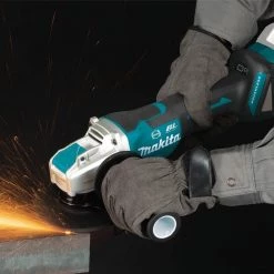 Makita 18V LXT Lithium-Ion Brushless Cordless 4-1/2 in./5 in. Paddle Switch X-LOCK Angle Grinder with AFT, Tool Only -Power Tools Sales Store makita angle grinders xag26z fa 1000