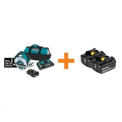 Makita 18V X2 LXT (36V) Brushless Cordless 7-1/4 in. Circular Saw Kit 5.0Ah with 18V LXT Battery Pack 5.0Ah