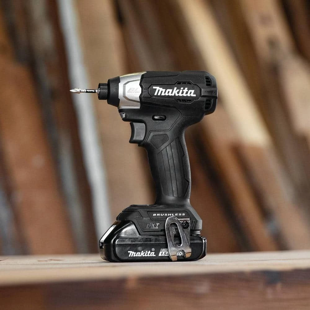 Makita 18V LXT Sub-Compact Lithium-Ion Brushless Cordless 2-piece Combo Kit (Driver-Drill/Impact Driver) 1.5Ah 8 Makita 18V LXT Sub-Compact Lithium-Ion Brushless Cordless 2-piece Combo Kit (Driver-Drill/Impact Driver) 1.5Ah - Image 6