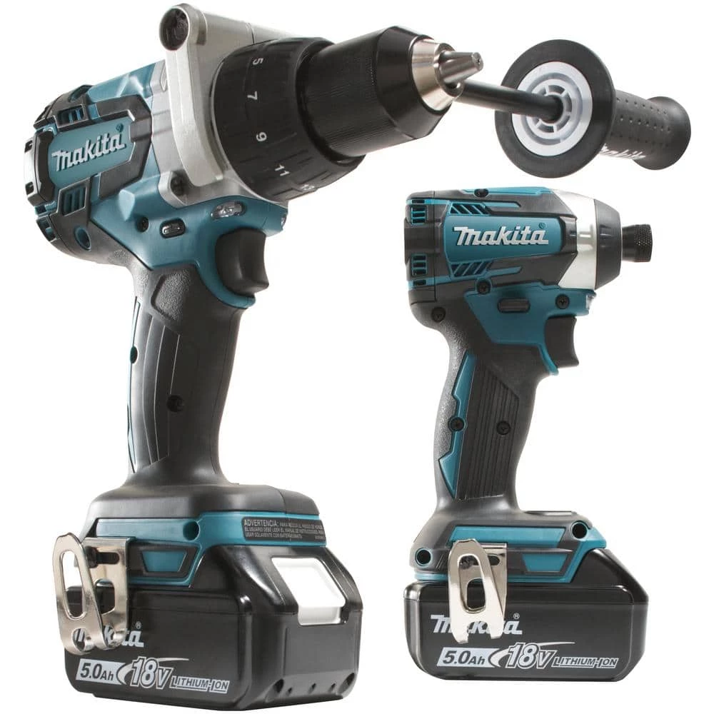 Makita 18-Volt LXT 5.0Ah Lithium-ion Brushless Cordless Combo Kit 2-Piece (Hammer Drill/Impact Driver) 5 Makita 18-Volt LXT 5.0Ah Lithium-ion Brushless Cordless Combo Kit 2-Piece (Hammer Drill/Impact Driver) - Image 3
