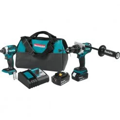 Makita 18-Volt LXT 5.0Ah Lithium-ion Brushless Cordless Combo Kit 2-Piece (Hammer Drill/Impact Driver)