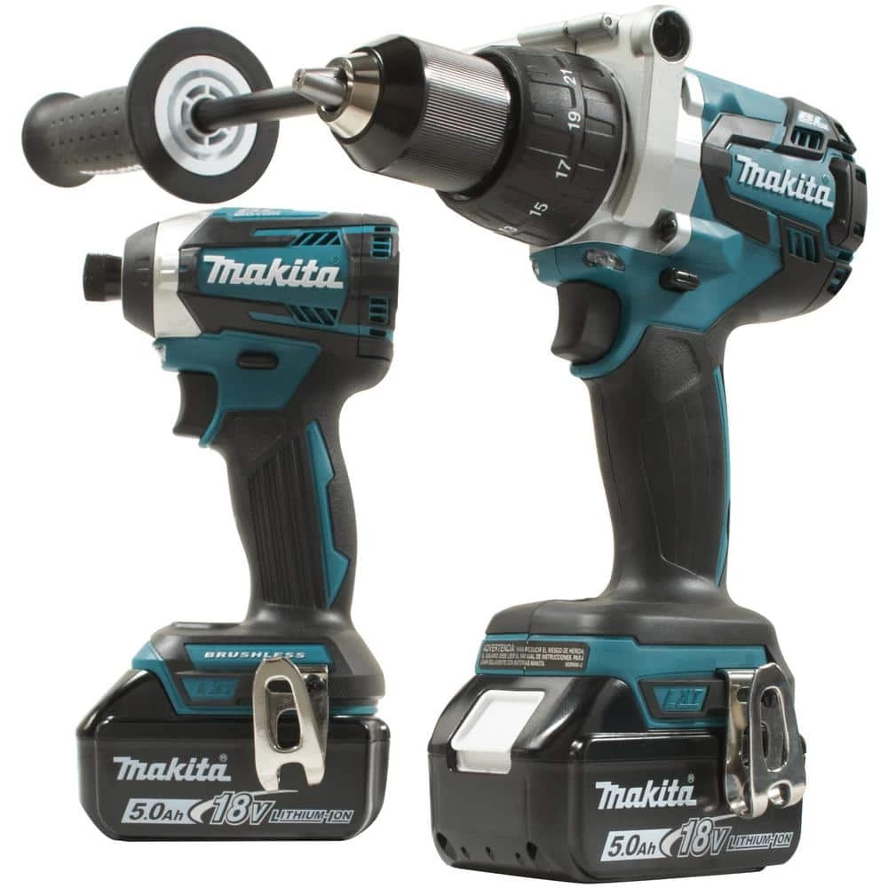 Makita 18-Volt LXT 5.0Ah Lithium-ion Brushless Cordless Combo Kit 2-Piece (Hammer Drill/Impact Driver) 15 Makita 18-Volt LXT 5.0Ah Lithium-ion Brushless Cordless Combo Kit 2-Piece (Hammer Drill/Impact Driver) - Image 13