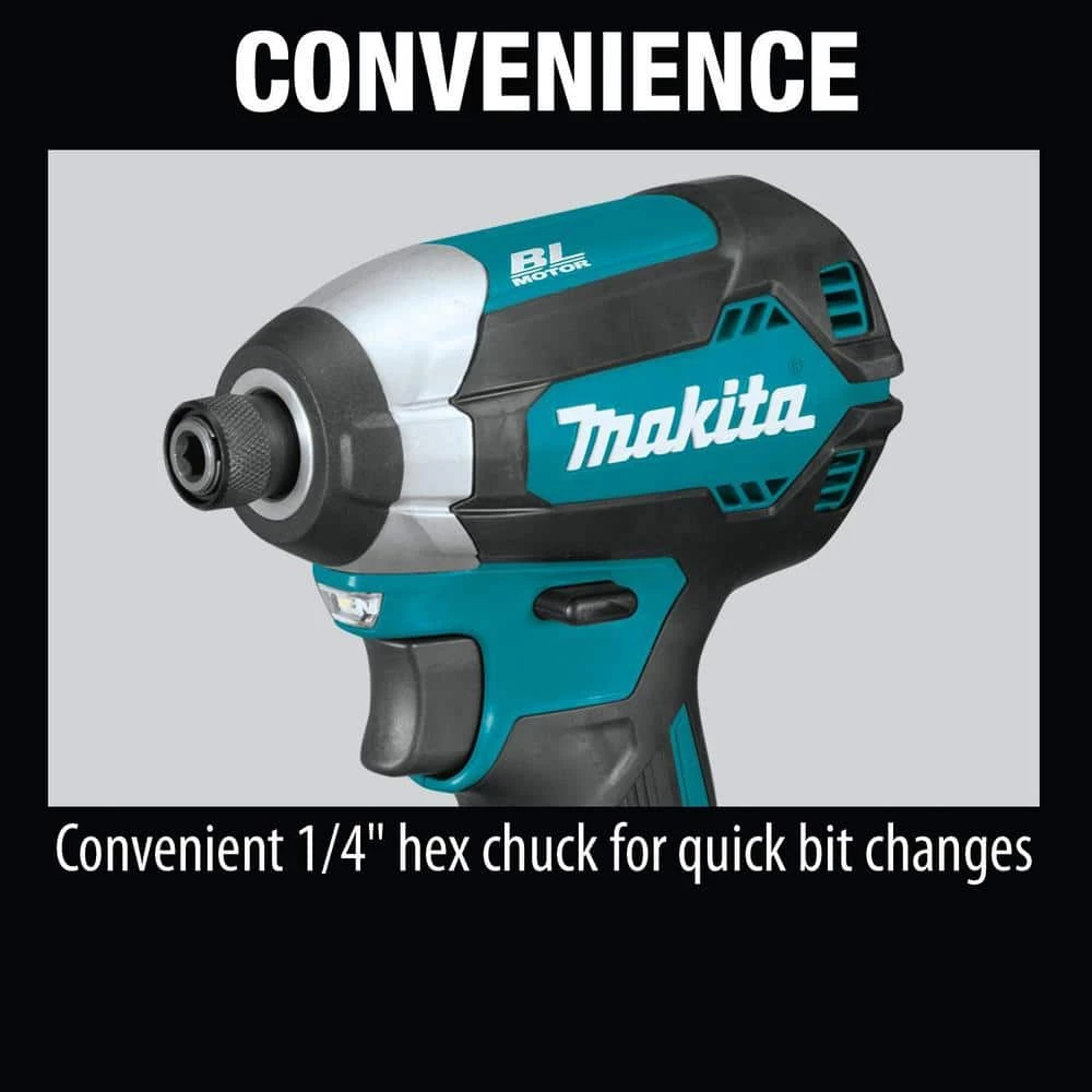 Makita 18V LXT Lithium-ion Brushless Cordless 2-Piece Combo Kit 3.0Ah Driver-Drill/ Impact Driver 12 Makita 18V LXT Lithium-ion Brushless Cordless 2-Piece Combo Kit 3.0Ah Driver-Drill/ Impact Driver - Image 10