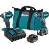 Makita 18V LXT Lithium-ion Brushless Cordless 2-Piece Combo Kit 3.0Ah Driver-Drill/ Impact Driver