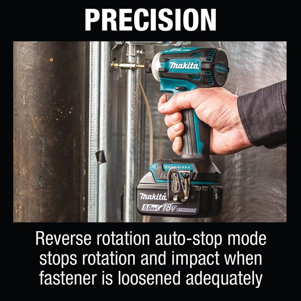 Makita 18V LXT Lithium-ion Brushless 2-pc Combo Kit 5.0Ah with bonus 18V LXT Recipro Saw and 18V LXT Multi-Tool 11 Makita 18V LXT Lithium-ion Brushless 2-pc Combo Kit 5.0Ah with bonus 18V LXT Recipro Saw and 18V LXT Multi-Tool - Image 9