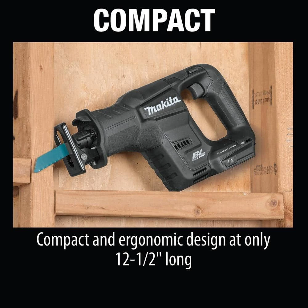 Makita 18V LXT Sub-Compact Lithium-Ion Brushless Cordless Reciprocating Saw (Tool-Only) 12 Makita 18V LXT Sub-Compact Lithium-Ion Brushless Cordless Reciprocating Saw (Tool-Only) - Image 10