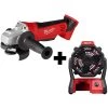 Milwaukee M18 18V Lithium-Ion Cordless 4-1/2 in. Cut-Off/Grinder with M18 Jobsite Fan