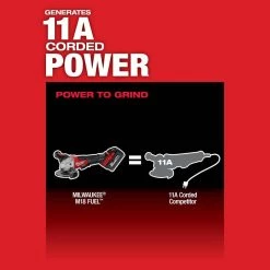 Milwaukee M18 FUEL 18V Lithium-Ion Brushless Cordless 4-1/2 in./5 in. Grinder and Starter Kit w/(1) 5.0 Ah Battery and Charger 18 Milwaukee M18 FUEL 18V Lithium-Ion Brushless Cordless 4-1/2 in./5 in. Grinder and Starter Kit w/(1) 5.0 Ah Battery and Charger -Power Tools Sales Store milwaukee angle grinders 2880 20 48 59 1850 40 1000
