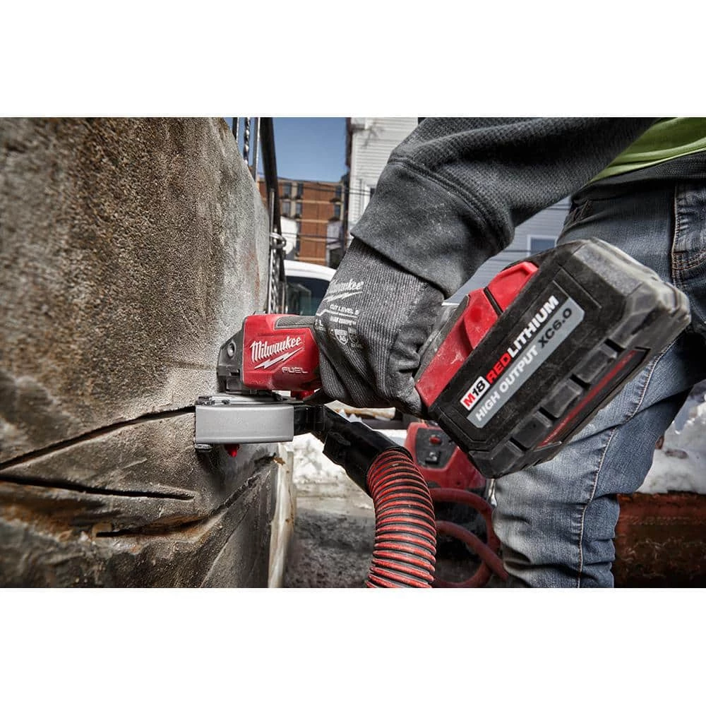 Milwaukee M18 FUEL 18V Lithium-Ion Brushless Cordless 4-1/2 in./5 in. Grinder w/Paddle Switch (Tool-Only) 11 Milwaukee M18 FUEL 18V Lithium-Ion Brushless Cordless 4-1/2 in./5 in. Grinder w/Paddle Switch (Tool-Only) - Image 9