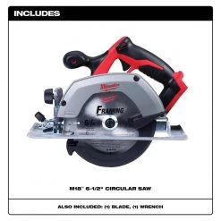 Milwaukee M18 18V Lithium-Ion Cordless 6-1/2 in. Circular Saw (Tool-Only) -Power Tools Sales Store milwaukee circular saws 2630 20 40 1000