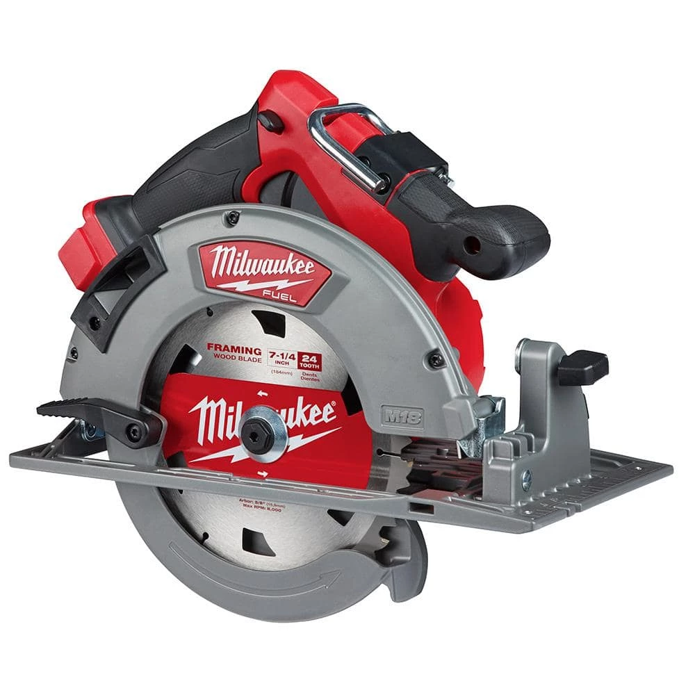 Milwaukee M18 FUEL 18V 7-1/4 in. Lithium-Ion Brushless Cordless Circular Saw with M18 5.0 Ah Battery 8 Milwaukee M18 FUEL 18V 7-1/4 in. Lithium-Ion Brushless Cordless Circular Saw with M18 5.0 Ah Battery - Image 6