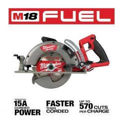 Milwaukee M18 FUEL 18V Lithium-Ion Cordless 7-1/4 in. Rear Handle Circular Saw (Tool-Only) -Power Tools Sales Store milwaukee circular saws 2830 20 40 1000