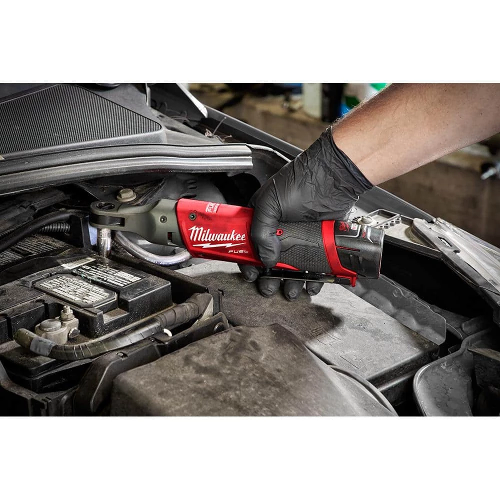 Milwaukee M12 FUEL 12V Lithium-Ion Brushless Cordless 3/8 in. Ratchet and Jobsite Radio with Two 3.0 Ah Batteries 12 Milwaukee M12 FUEL 12V Lithium-Ion Brushless Cordless 3/8 in. Ratchet and Jobsite Radio with Two 3.0 Ah Batteries - Image 10