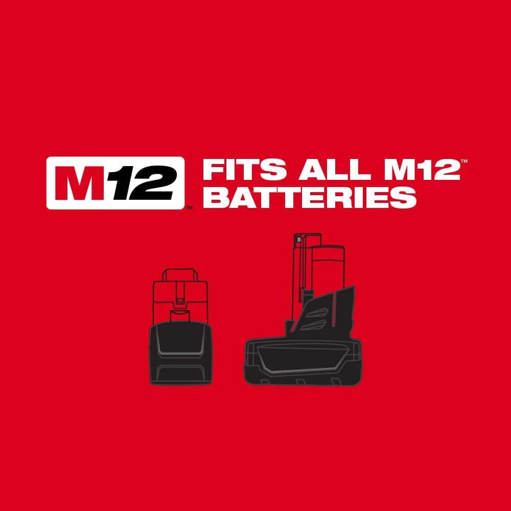 Milwaukee M12 FUEL 12V Lithium-Ion Brushless Cordless 3/8 in. Ratchet and Jobsite Radio with Two 3.0 Ah Batteries 14 Milwaukee M12 FUEL 12V Lithium-Ion Brushless Cordless 3/8 in. Ratchet and Jobsite Radio with Two 3.0 Ah Batteries - Image 12