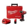 Milwaukee M12 FUEL 12V Lithium-Ion Brushless Cordless 1/2 in. Hammer Drill Kit with 4.0 Ah and 2.0 Ah Battery and Hard Case