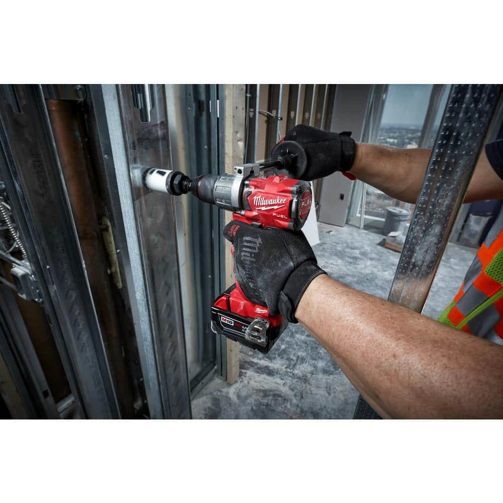 Milwaukee M18 FUEL 18V Lithium-Ion Brushless Cordless 1/2 in. Hammer Drill/Driver (Tool-Only) 11 Milwaukee M18 FUEL 18V Lithium-Ion Brushless Cordless 1/2 in. Hammer Drill/Driver (Tool-Only) - Image 9